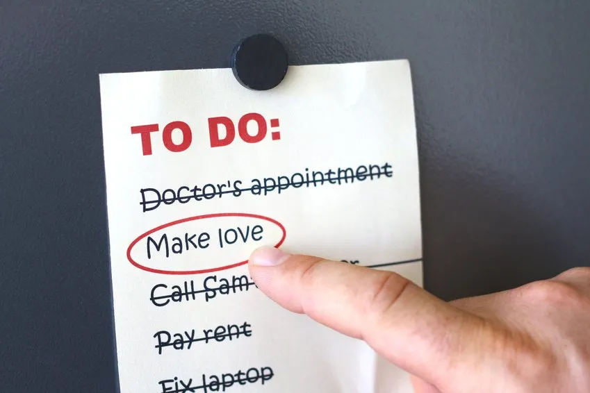 Scheduling sex can strengthen intimacy and connection