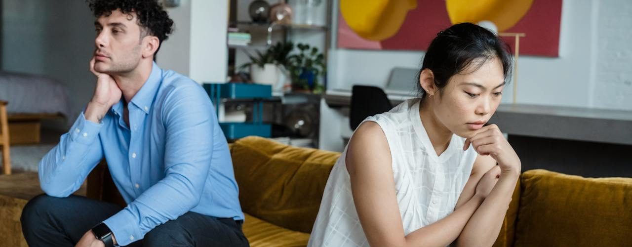couple with anxiety